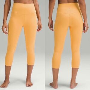Lululemon Align High-Rise Crop 21" in Mango Dream